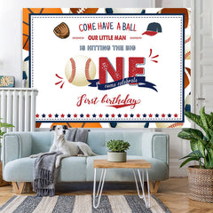 Lofaris Hitting The Big One Happy Birthday Backdrop For Boy