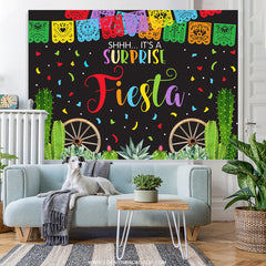 Lofaris It Is A Surprise Fiesta Celebration Party Backdrop