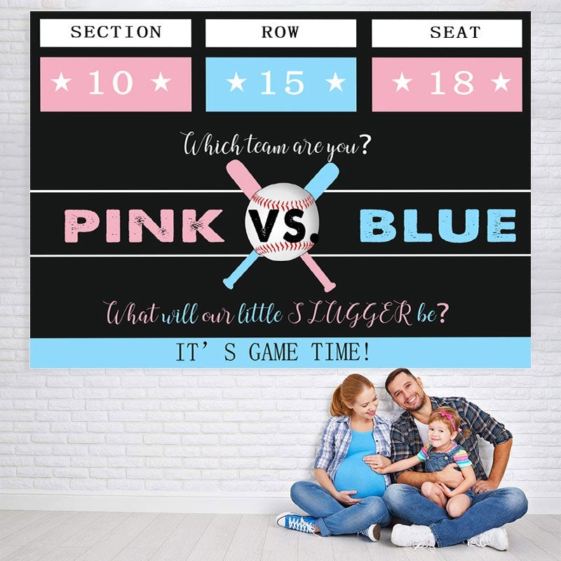 Lofaris Its A Game Time Volleyball Themed Baby Shower Backdrop