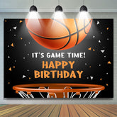 Lofaris Its Basketball Game Time Birthday Backdrop For Boy