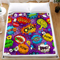 Lofaris Kid’s Gift - Cute Comics Blanket