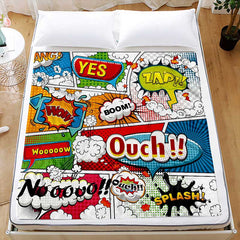 Lofaris Kid’s Gift - Cute Comics Blanket