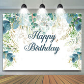 Lofaris Kind Of Leaves Simple Happy Birthday Backdrop For Party