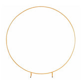 Lofaris Large Size Golden Metal Circle Round Balloon Arch Stand
