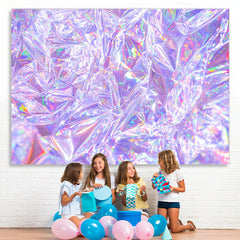 Lofaris Laser Purple Photo Bokeh Backdrop for Party