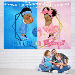 Lofaris Layup Or Makeup Baby Shower Party Backdrop Decoration