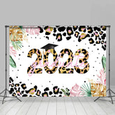 Lofaris Animal Leopard Themed Graduation Party Backdrop
