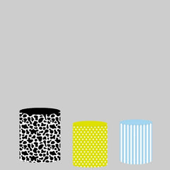 Lofaris Leopard Stripe And Dots Backdrop Cake Table Cover Kit