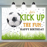 Lofaris Lets Kick Up The Fun Happy Birthday Backdrop For Party