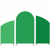 Lofaris Light Green Color Theme Arch Backdrop Set For Party