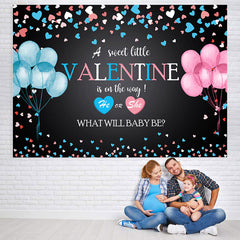 Lofaris Little Valentine Is On The Way Baby Shower Backdrop