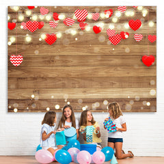 Lofaris Love And Light Wood Birthday Party Backdrop For Girl