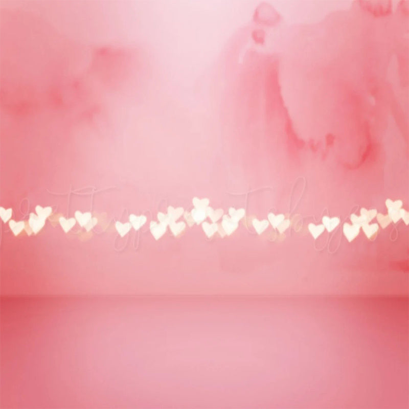 Lofaris Love Balloons Pure Rose Pink Photo Backdrop For Portrait