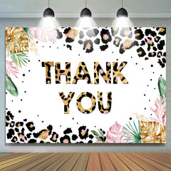Lofaris Lovely Pattern With Leaves Thanksgiving Day Backdrop