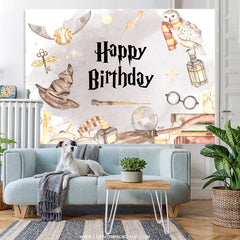 Lofaris Magic Flaoting Things School Birthday Backdrop
