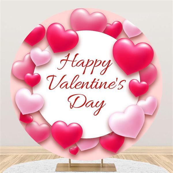 Lofaris Maiden Heart Round Happy Valentines Day For Party