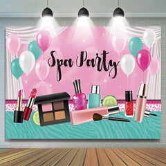 Lofaris Makeup Spa Party Sweet Pink Backdrop Decor For Girls