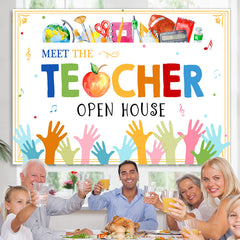 Lofaris Meet The Teacher Open House Back To School Backdrop