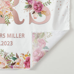 Lofaris Rose Gold Bokeh Roses Adorable Wedding Photo Backdrop