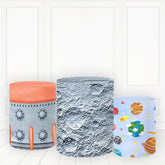 Lofaris Moon Surface Plinth Cover Universe Theme Cake Table