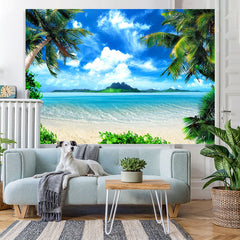 Lofaris Ocean Scene Photoshoot Backdrops Vinyl on Seaside