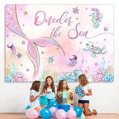 Lofaris Oneder The Sea Happy Birthday Party Backdrop For Girl