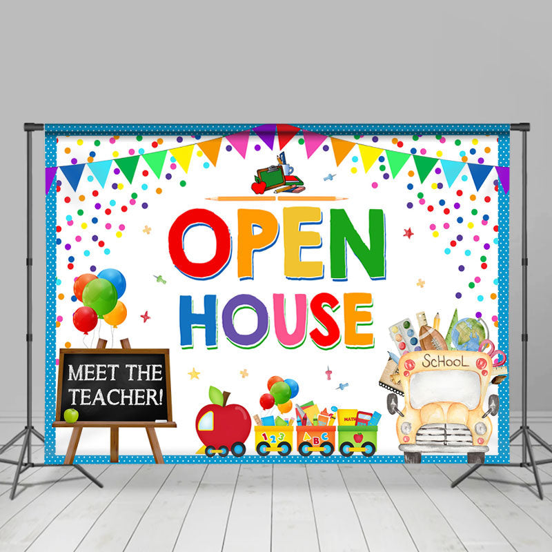 Lofaris Open House Meet The Teacher Back To School Backdrop