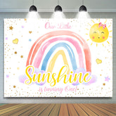 Lofaris Our Little Sunshine First Birthday Backdrop For Girl
