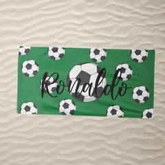 Lofaris Personalized Balls Sports Party And Name Beach Towel