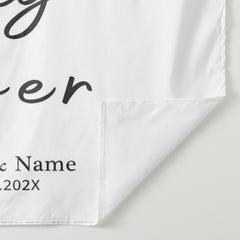 Lofaris Personalized Best Day Ever White Romantic Wedding Backdrop
