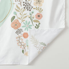 Lofaris Personalized Boho Angel Wings Baby Shower Backdrop