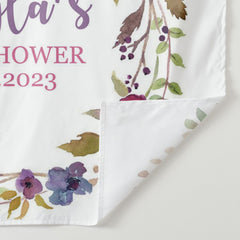 Lofaris Personalized Booth Flowers Baby Shower Backdrop
