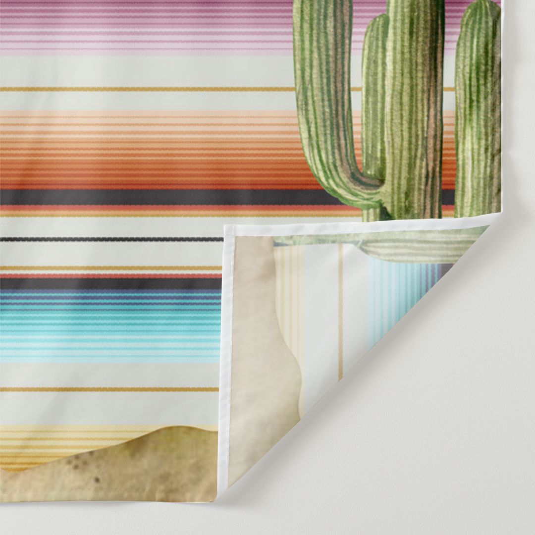 Lofaris Personalized Cactus And Fiesta Birthday Decoration Backdrop