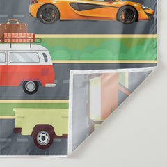 Lofaris Personalized Car Truck Baby Shower Backdrop