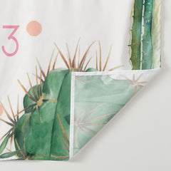 Lofaris Personalized Cute Giraffe Cacti Baby Shower Backdrop