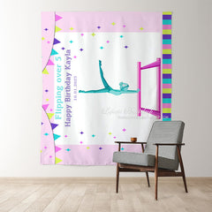 Lofaris Personalized Dance Birthday Backdrop For Girl