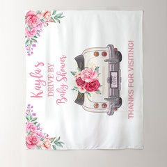 Lofaris Personalized Drive Through Bridal Shower Backdrop