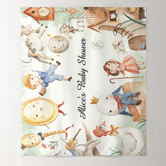 Lofaris Personalized Fairy Tale Kids Baby Shower Backdrop
