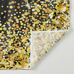 Lofaris Personalized Glitter Gold Sparkle Birthday Banner