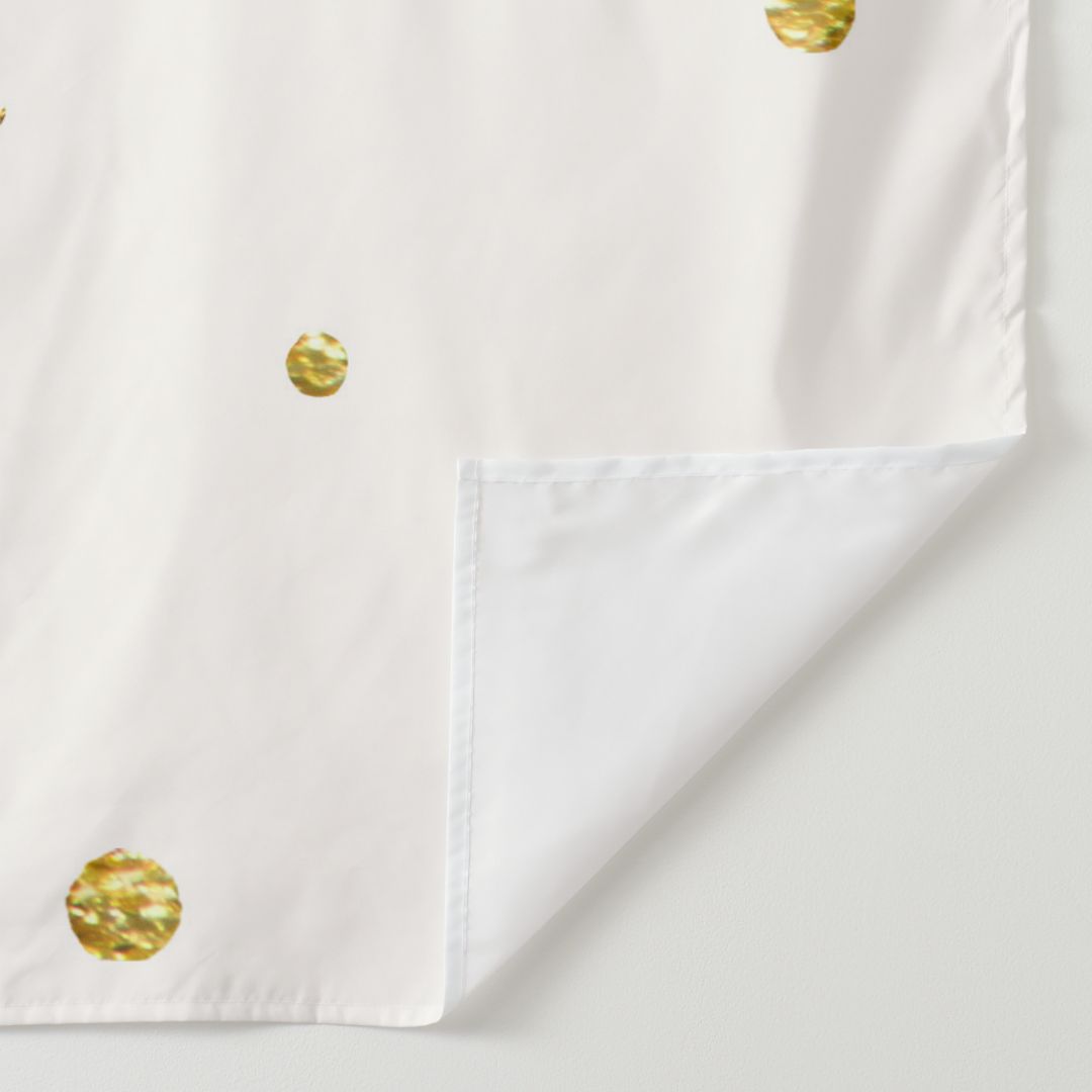 Lofaris Personalized Gold Floral Girl Birthday Backdrop