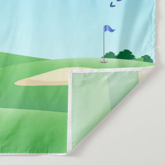 Lofaris Personalized Golf Birthday Backdrop Decor