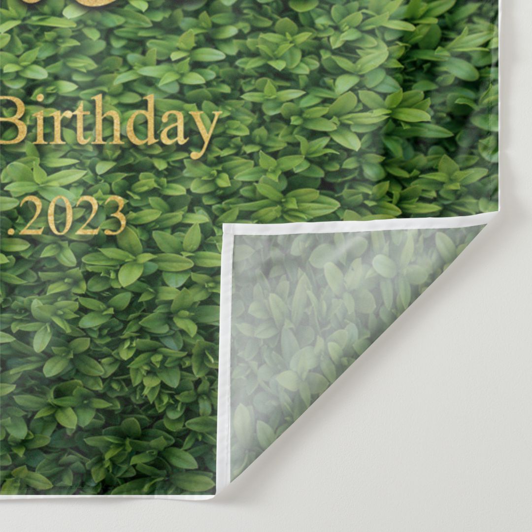 Lofaris Green Leaves Baby Shower Custom Backdrops for Photoshoot