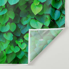 Lofaris Personalized Green Leaves Wedding Backdrop