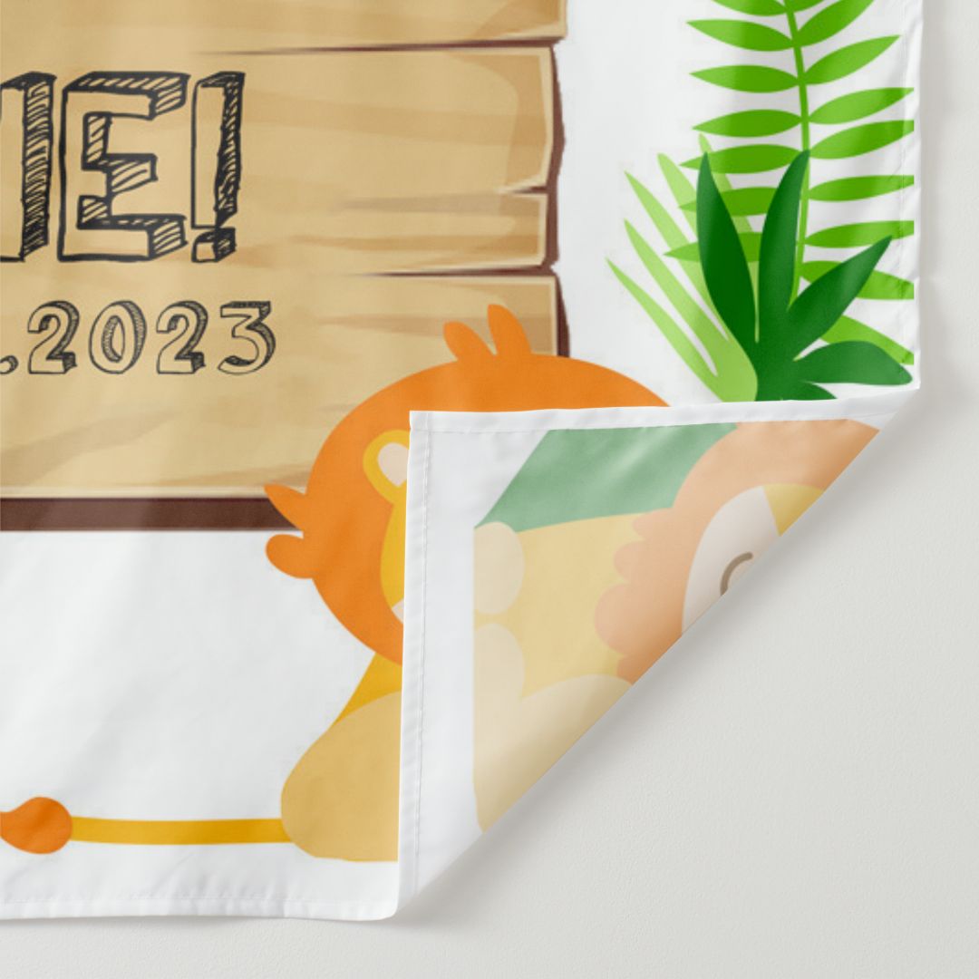 Lofaris Personalized Kids Outdoor Birthday Backdrop Banner