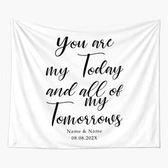 Lofaris Personalized Letter Writing Wedding Backdrop for Party