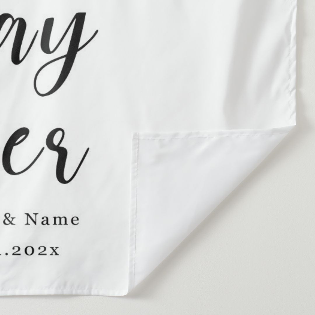 Lofaris Personalized Outdoor Wedding Reception Photo Backdrop