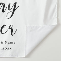 Lofaris Personalized Outdoor Wedding Reception Photo Backdrop