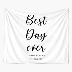 Lofaris Personalized Outdoor Wedding Reception Photo Backdrop