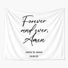 Lofaris Personalized Rustic Wedding Backdrop Decor