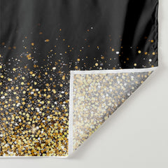 Lofaris Personalized She Said Yes Black Backdrop Decor Banner